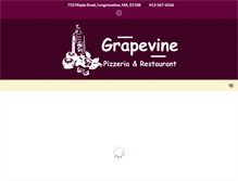 Tablet Screenshot of grapevinelongmeadow.com